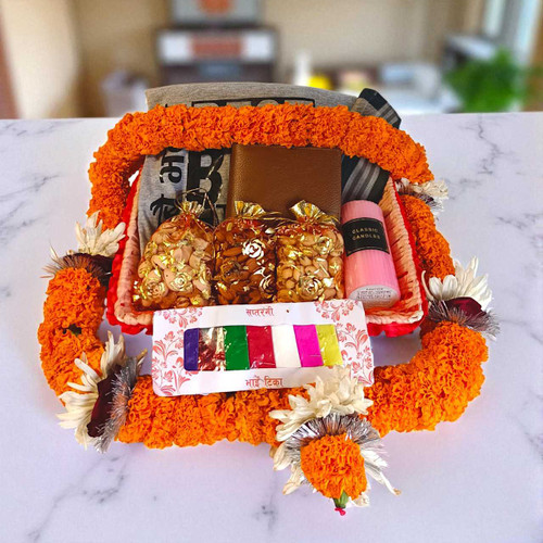 Tihar Gift Combo with T-Shirt & Wallet JNK-4935