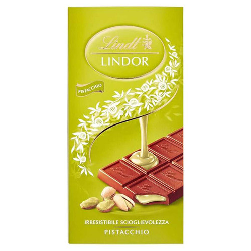Lindt Lindor Pistachio Chocolate - 100g 8003340806846 Lindt Lindor Pistachio Chocolate - 100g 8003340806846