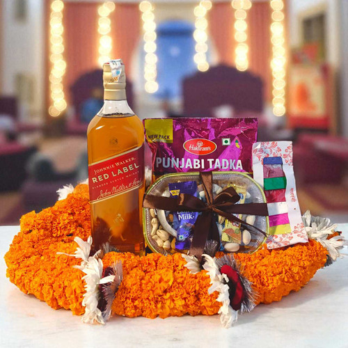 Tihar Beverage with Saptarangi Tika & Mala for Brother JNK-4959 Tihar Beverage with Saptarangi Tika & Mala for Brother JNK-4959
