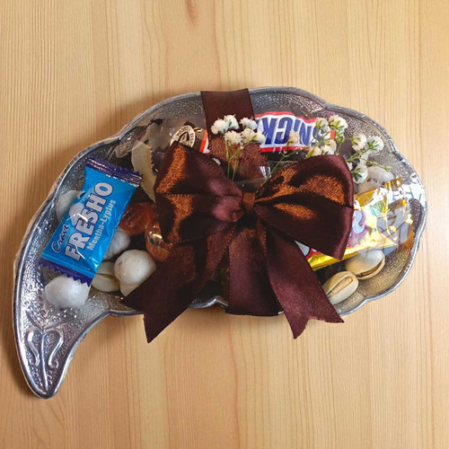Dry Nuts & Chocolates Platter Tray JNK-4975 Dry Nuts & Chocolates Platter Tray JNK-4975