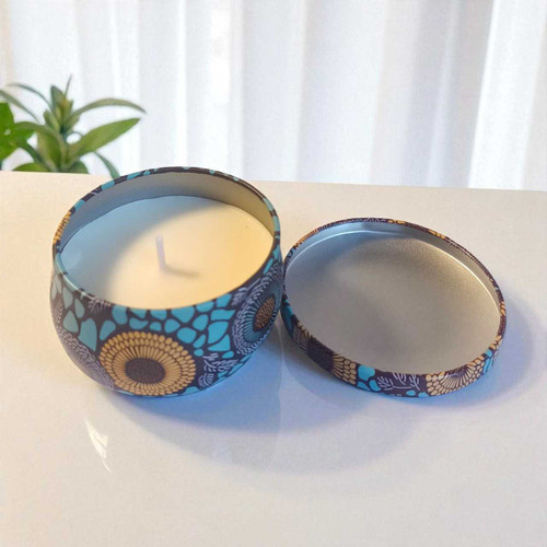 Mandala Mini Tin Scented Candle  Mandala Mini Tin Scented Candle