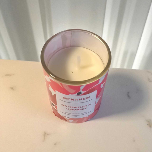 Watermelon & Lemondade Luxury Fragrance Candle Glass 50G SC-64