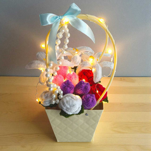 Elegant Crochet Flowers In Bag SK-1041