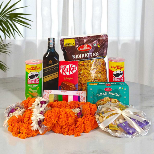 Premium Bhai Tika Sagun and Gift Hamper for Brother BPL-531 Premium Bhai Tika Sagun and Gift Hamper for Brother BPL-531