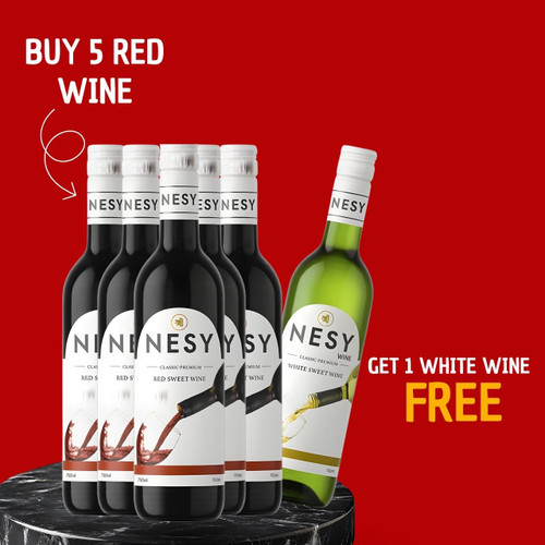 Nesy Classic Premium Wine Offer – Buy 5 Red, Get 1 White Free Nesy Classic Premium Wine Offer – Buy 5 Red, Get 1 White Free