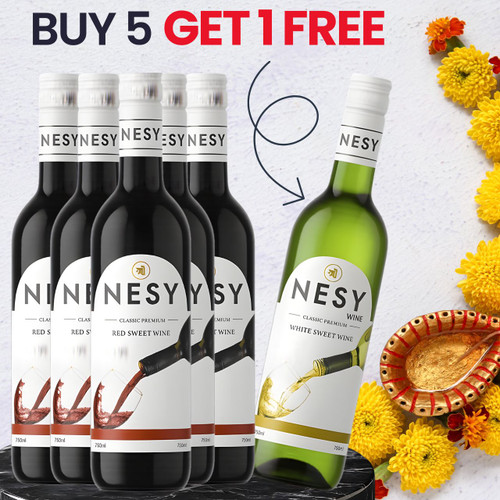 Nesy Classic Premium Wine Offer – Buy 5 Red, Get 1 White Free Nesy Classic Premium Wine Offer – Buy 5 Red, Get 1 White Free
