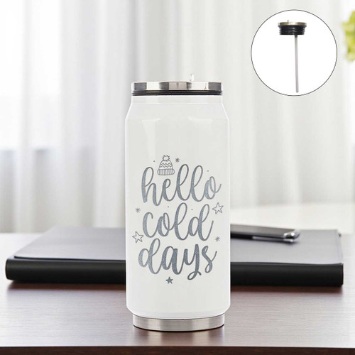 Hello Cold Days Printed Starbucks Straw Bottle AR-72 Hello Cold Days Printed Starbucks Straw Bottle AR-72