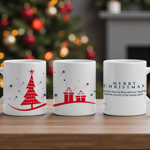 Merry Christmas Themed Mug with sweet message HSL-2