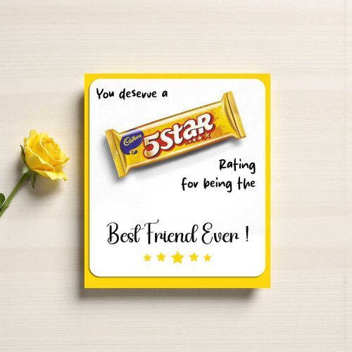 Cadbury 5 Star 18g with card for Your Best Friend HSL-10