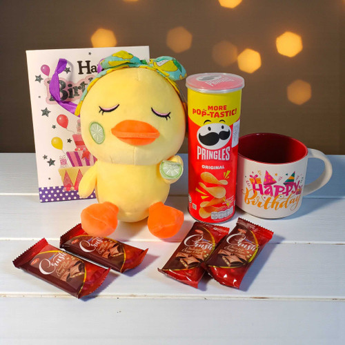 Birthday Gift Combo with Chocolates & Penguin JNK-5178