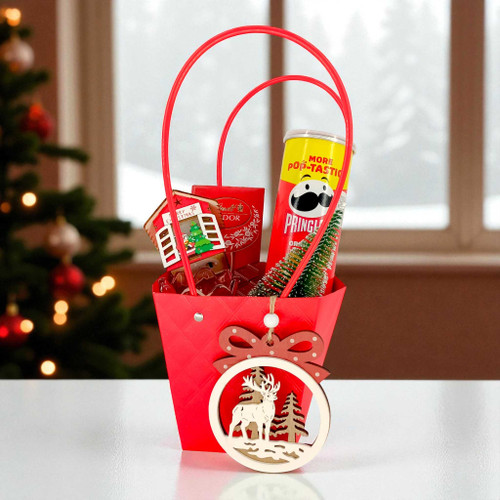 Christmas Chocolate with Beautiful Decor Gift Bag JSR-601