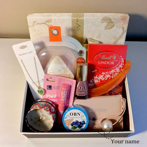 Beauty & Chocolate Gift Box with Candle JNK-5225