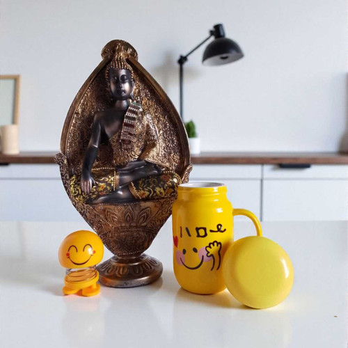 Mug, Buddha & Emoji Decor Gift Set SPM-73