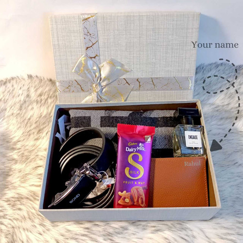 Cozy Gift Box with Cadbury Chocolate for Him JNK-5233