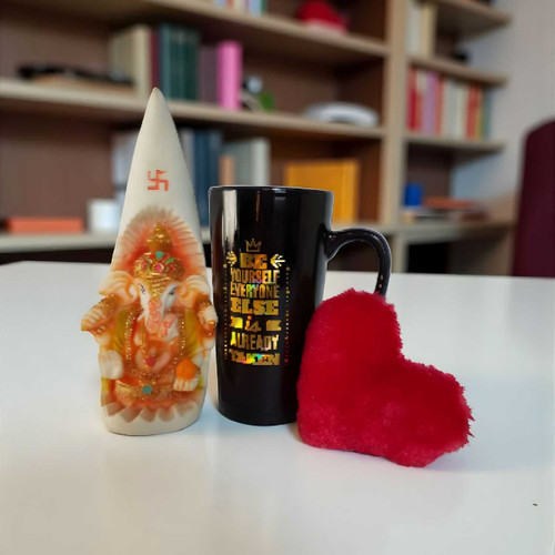 Positive Vibes Gift Set: Heart Plush, Mug & Ganesh Idol SPM-88