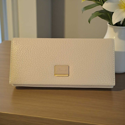 Boershi Elegant Premium Purse with Cream-Grey Finish BG-1508
