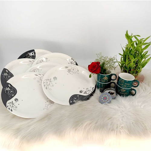 Elegant Home & Serenity Gift Set – Dinnerware, Plants & Candle" HSL-57