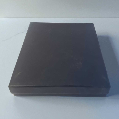 High Quality Black Notebook and Metal Pen In Black Square Box with Pen Holder & Personalised Name BOX-35-4