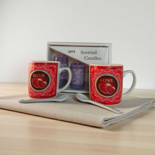 Sweet Love Mug & Cozy Candle Set SPM-132