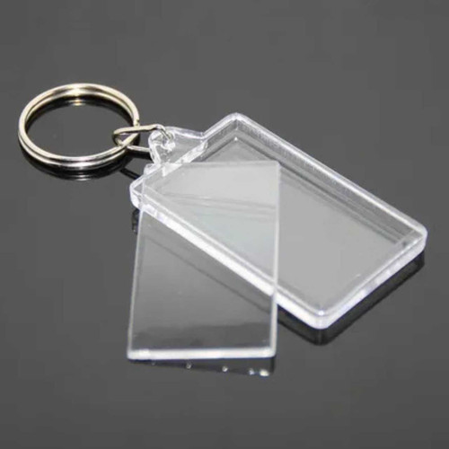 Personalised Transparent Keyring PG1115