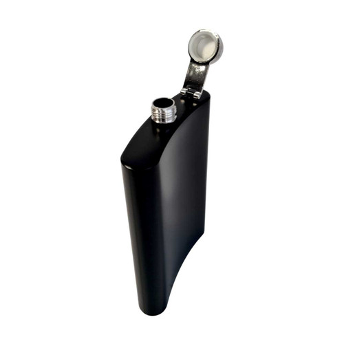 Personalise Liquor Holder Black Stainless Steel Hip Flask- 9 oz PG1120