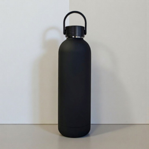 Customizable Matte Black Bottle With Your Own Design