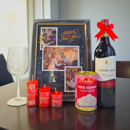 Personalized Photo Frame & Gourmet Treats Gift SK-1141