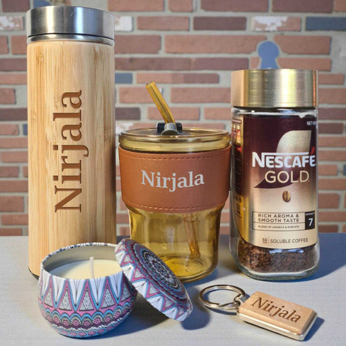 Personalized Everyday Esentials & Coffee Gift Hamper BPL-673