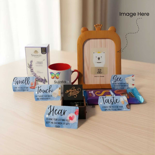 Birthday Bliss Personal Touch Hamper With Five Senses Tag SK-1234