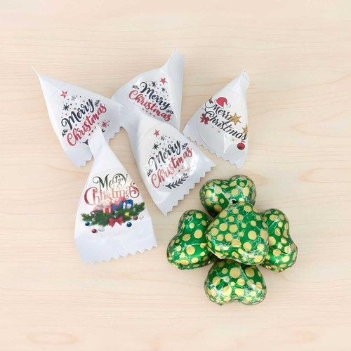 Merry Christmas Gourmet Dark Chocolates (5 pcs) HSL-109