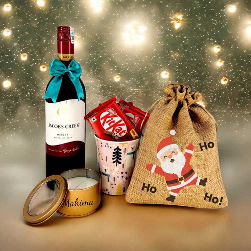 Merry Christmas Sweet Sip & Glow Gift Pouch BPL-723