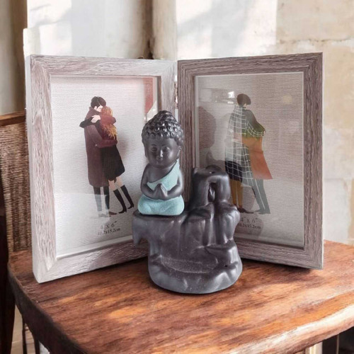 Personalized Frame & Buddha Incense Gift Set SPM-304