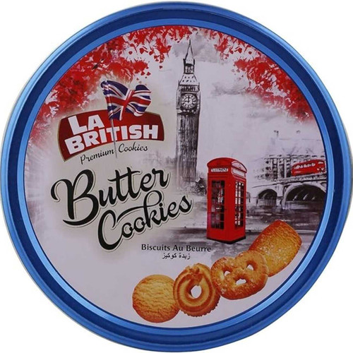 La British Butter Cookies in Tin-284g 8906064281275