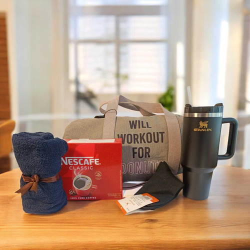 Workout Essentials & Energizing Coffee Gift Set SK-1510
