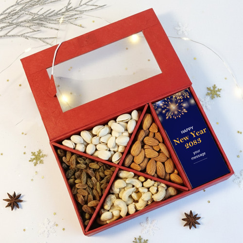 Custom Cadbury Silk Fruit & Nut New Year Gift