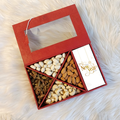 New Year Special Dry Fruit & Silk Chocolate Combo