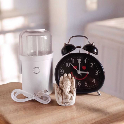 Ganesha Idol, Aroma Diffuser & Smiley Alarm Clock Gift Set SPM-370