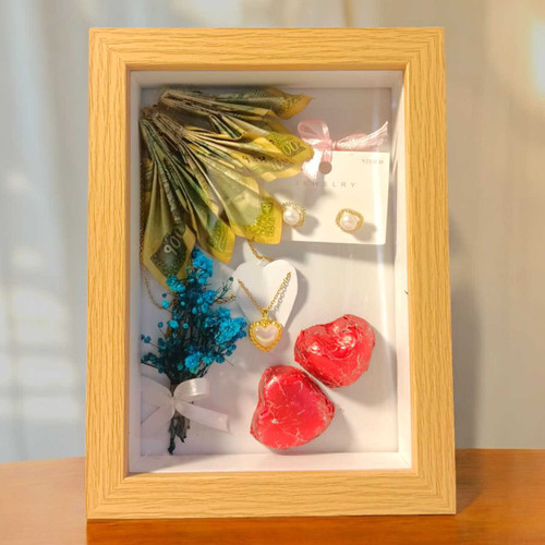 Elegant Keepsake Photo Frame with Jewelry & Chocolates JNK-5878