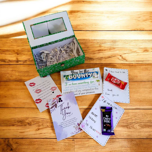 LED Lights with Chocolates & Card Box JNK-5989