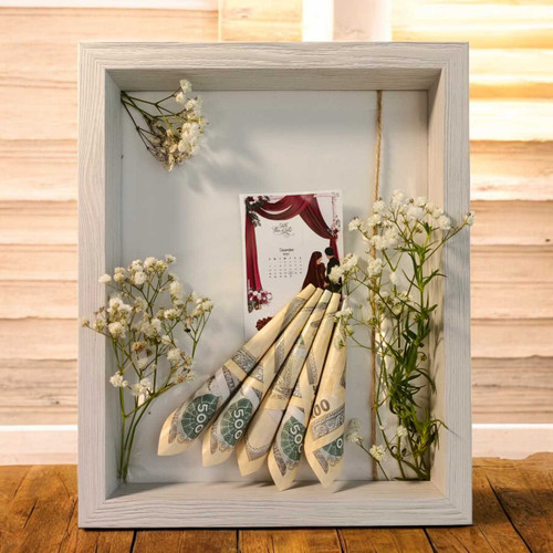 Wedding Date Photo Frame with Money Gift JNK-5991