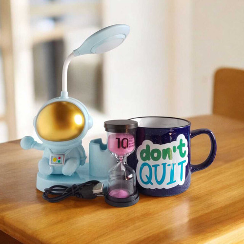 Motivational Mug, Hourglass & LED Lamp Gift Set SPM-495