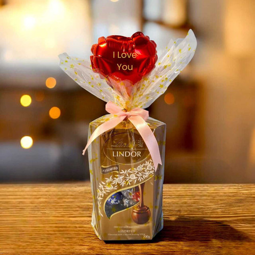 Sweet Indulgence: Chocolate & Love Balloon JNK-6120