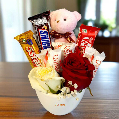 Sweet & Floral Ceramic Vase Gift BPL-876