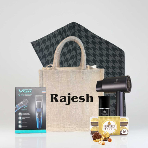 Personalised Winter & Grooming Gift Set for Him With Hair Dryer SK-1609
