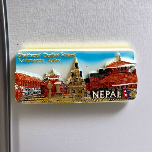 Bhaktapur Durbar Square Ceramic Fridge Magnet TOL-47