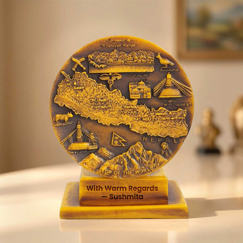 Nepal Religious Sites Token of Love with Personalized Name Engraved JNK-6328