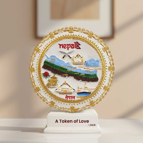 Nepal Religious Sites Token of Love & Name Engraved TOL-35