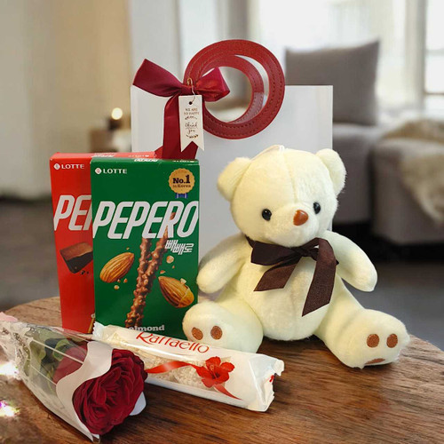 Sweet Surprise Hamper with Teddy & Chocolates BPL-903