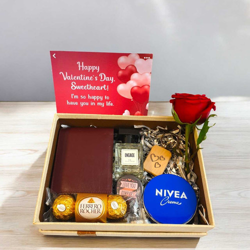 Valentine's Day Gift Box with Wallet & Perfume for Him JNK-6350