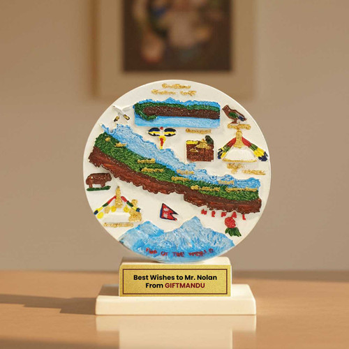 Nepal Heritage Souvenir with Name & Message Printed JNK-6382